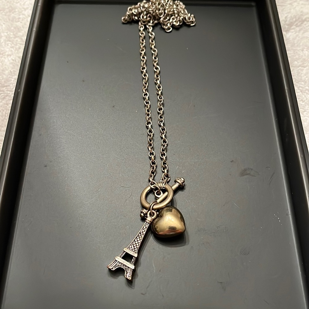 Silver plated multi charm necklace BUNDLE 3 for $15